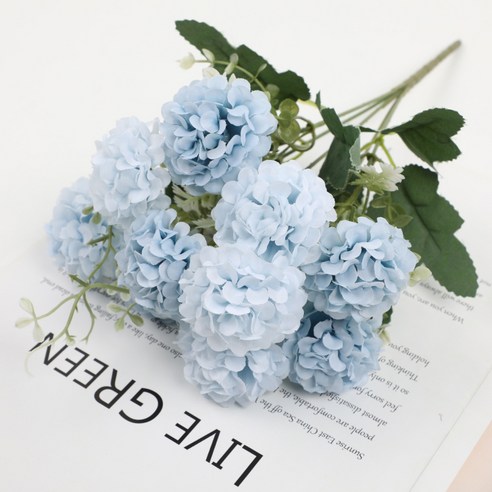 틴코 조화 파스텔 꽃, 블루, 1개