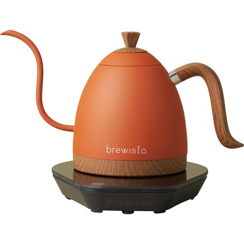 브뤼스타 아티산 전기드립포트 pro 600ml, 네덜란드오렌지