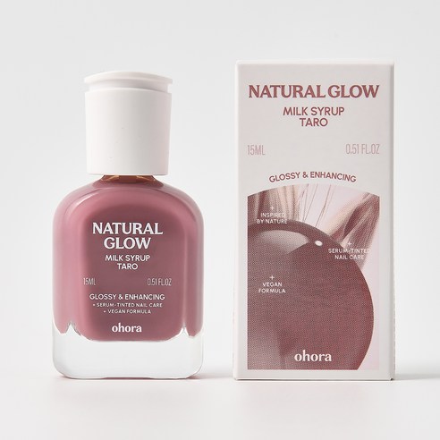 오호라 내추럴 글로우 밀크시럽 네일 강화제 타로 이미지 2