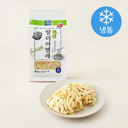 면사랑 생면 딸리아뗄레 4개입 (냉동), 440g, 1개
