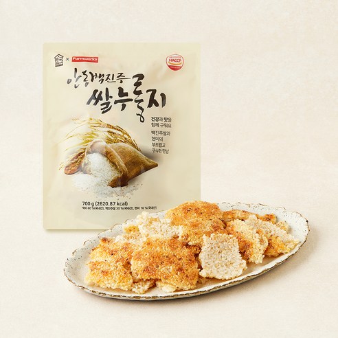 한국라이스텍 안동백진주 쌀누룽지, 1개, 700g