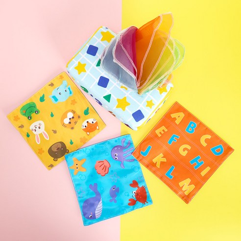 캐스비 유아용 튼튼 티슈촉감놀이 이미지 4