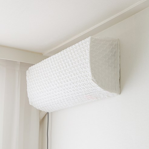 네이쳐리빙 마시멜로우 올스판 벽걸이 에어컨커버 트라이앵글형