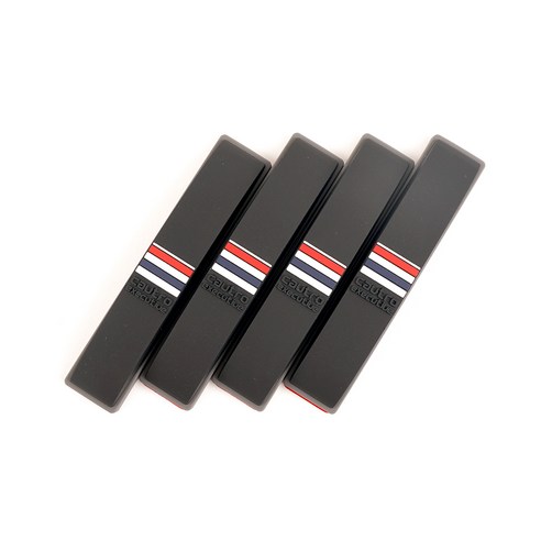Otoban Kwateu Geujekyutibeu Deobeul Cushion Eodeu , 4 Pack , Black (오토반 콰트로 이그제큐티브 더블쿠션 도어가드, 4개, 블랙)