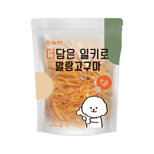 더담은 일키로 수제 건조간식, 말랑고구마, 1kg, 1개
