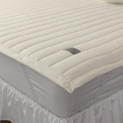 이블랑 국내 제조 아르떼 알러지케어 일반형 침대패드, 07 바닐라크림