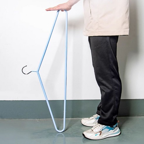 리빙킹 대형 이불옷걸이 특대형 88cm, 블루, 1개
