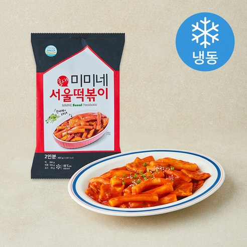 미미네 서울떡볶이 (냉동) 465g × 3개