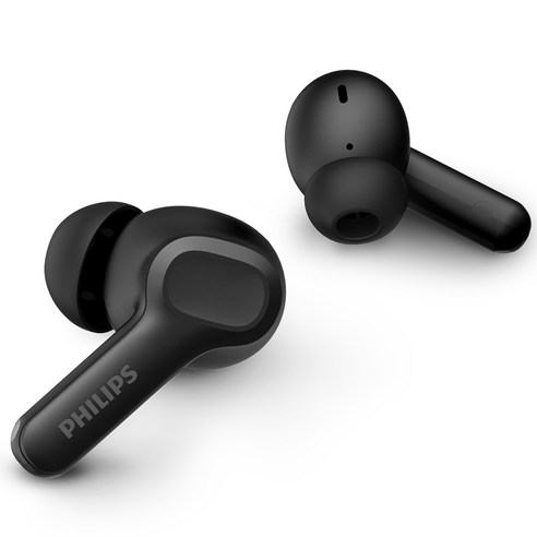 필립스 무선 ENC노이즈캔슬링 블루투스 이어폰 TAT1109 블랙 24시간 방수가능 이미지 2