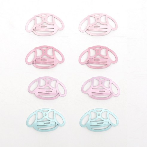 케이제이 아동용 마이멜로디 모양똑딱핀 4종 x 2p 세트