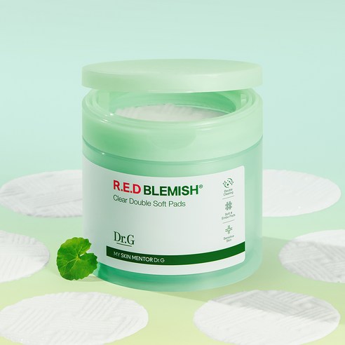 닥터지 레드 블레미쉬 클리어 더블 결 패드 180ml 이미지 2