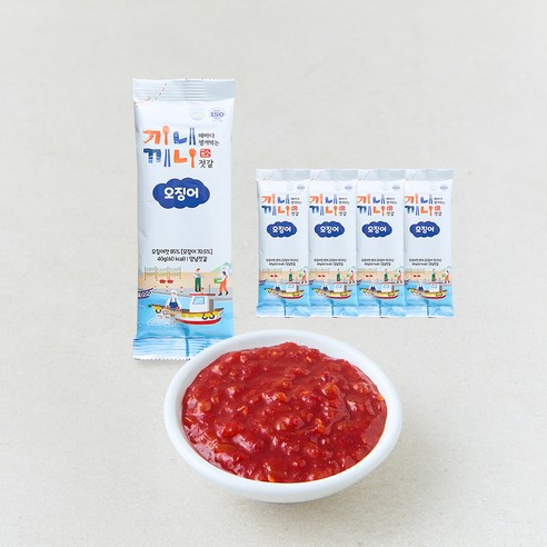 천년의젓갈협동조합 끼니끼니 오징어젓 5개입, 200g, 1개