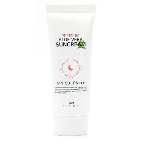 DRMOON 프리미엄 알로에베라 선크림 SPF50+ PA+++, 70ml, 1개