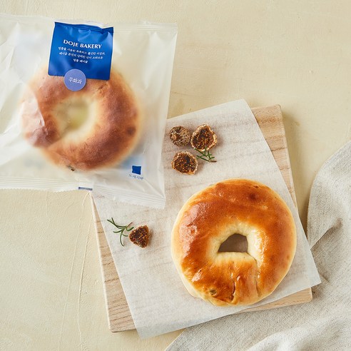 도제식빵 무화과 베이글, 100g, 1개, 1개입