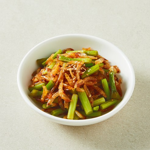 집반찬연구소 보리새우 마늘쫑볶음, 80g, 1개