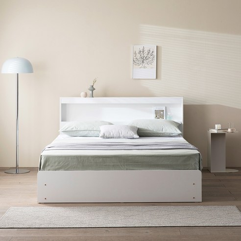 파로마 르마르 LED 수납 침대 프레임 + 6회전 본넬 매트리스 세트 방문설치 후기 분석 - 수납 공간 구조