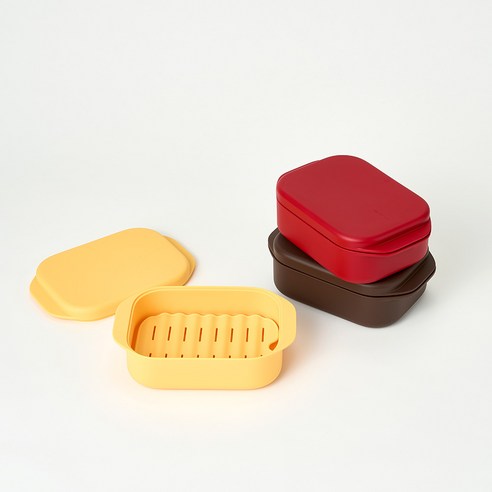 실리만 WSK7011 이지웨이 실리콘 찜기 멀티, 스트로베리레드, 1개 후기 분석 - 뚜껑 결합 디테일