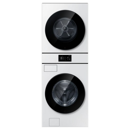 삼성전자 Bespoke AI 원바디 세탁기 WF80H24GBW + 건조기 DV80H20DBW 세트 24kg 20kg 방문설치, 화이트, WH80H2420GDHW