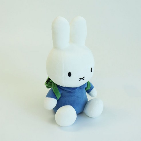 매니어리틀 미피 가방 맨 인형, 1개, 블루, 25cm