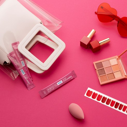 에버콜라겐 타임 비오틴 분말 입자 확인