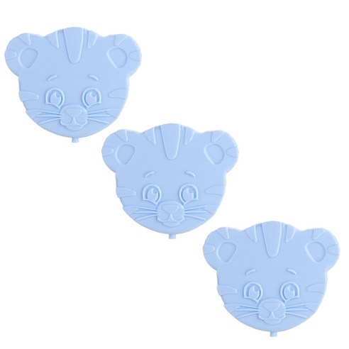 플라라 캐릭터 아이스팩 호랑이 베이비 블루, 3개, 1세트