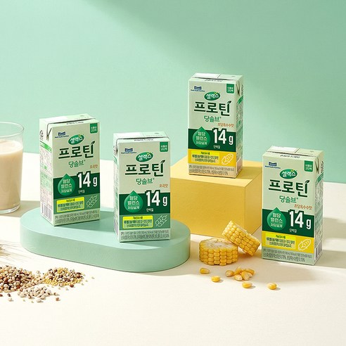 셀렉스 식물성 고단백 프로틴 당솔브 음료 오곡맛 190ml, 24개 이미지 4