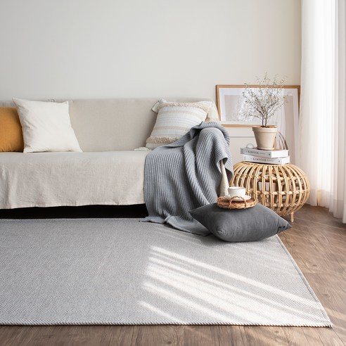 깨끗하고 안전하며 편안한 우리 집, 레시앙뜨 워셔블 러그로 완성하세요.