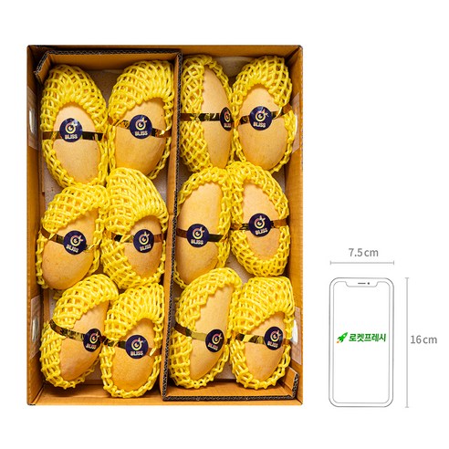 이웃마을 태국산 남독마이 망고 후기 분석 - 후숙 전 상태