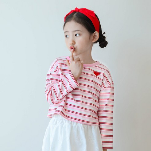 로로샤 아동용 핑프 티셔츠
