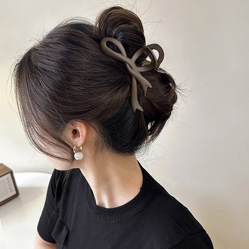 쥬나프 리본 헤어집게핀, 지금 바로 득템하고 스타일 완성!
