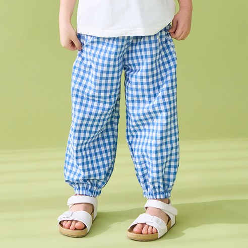 베베쥬 쿨체크 몸페 팬츠