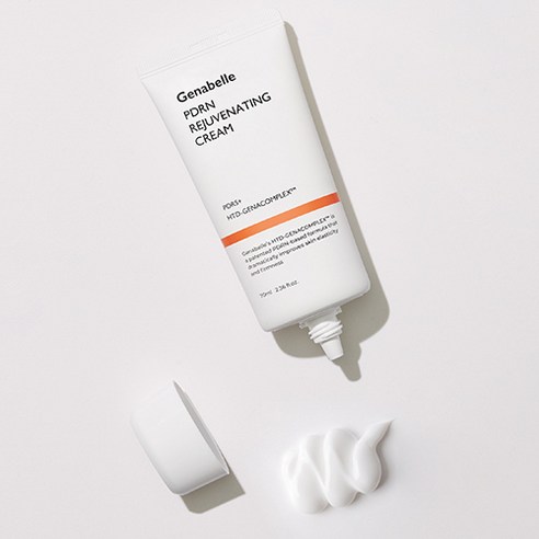 제나벨 PDRN 리쥬비네이팅 크림 후기 분석 - 제품 입구 및 제형 디테일