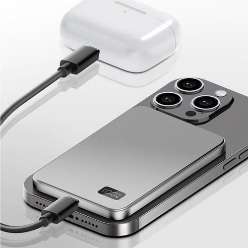 조이트론 맥세이프 울트라 슬림 초경량 고속충전 보조배터리 5000mAh ... 개봉기 | 실사용 후기 - 상품 이미지 3