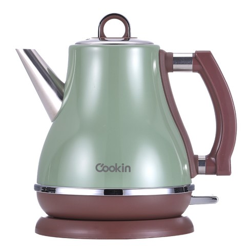 쿠킨 타임 전기주전자 1.2L 그린 이미지 2