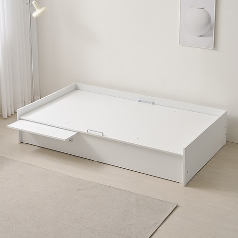 숨겨진 공간을 찾아주는 똑똑한 수납침대로 넓고 편안한 침실을 완성하세요