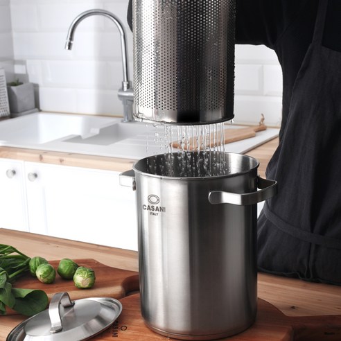 까사니 인덕션 쿠치나 멀티팟 냄비 4.3L 후기 분석 - 박스 패키징