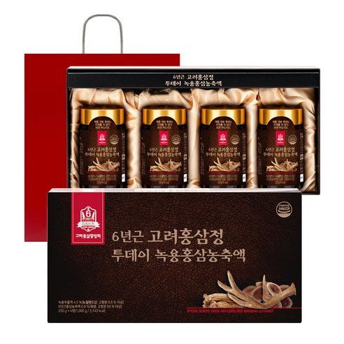 고려홍삼중앙회 6년근 고려홍삼정 투데이 녹용홍삼 농축액 + 쇼핑백 1kg... 맛있게 먹은 솔직 후기 - 상품 이미지 1