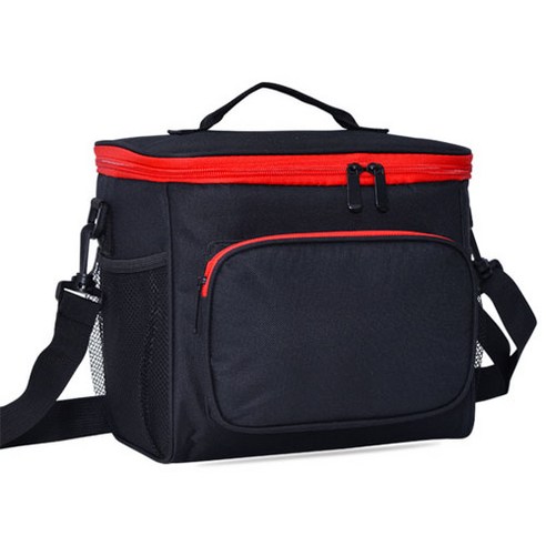 블루버킷 사각 캠핑 보냉백, 블랙, 1개