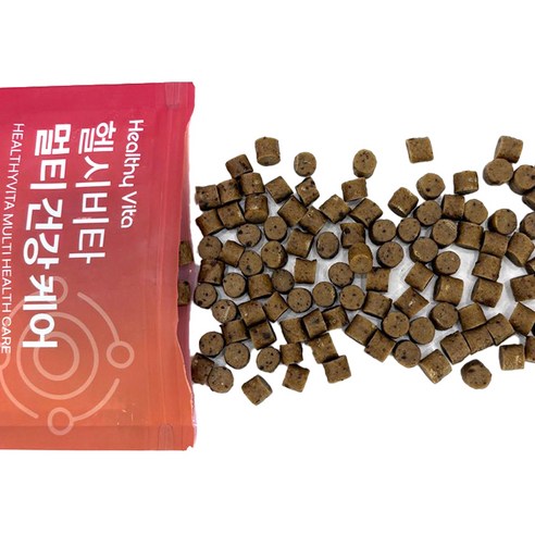 헬시비타 영양제 급여 연출 사진