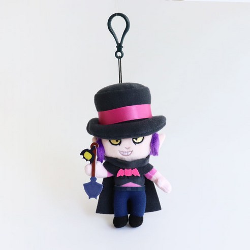 매니어리틀 브롤스타즈 모티스 가방고리 인형, 혼합색상, 1개, 18cm