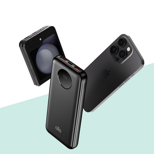 알로코리아 고속충전 보조배터리 C타입 10000mah 후기 분석 - LED 잔량 표시