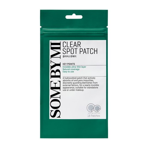 Some By Mi Clear Spot Paechi 2 Types x 9 p Set , 1 Pack , 1 Pack (썸바이미 클리어 스팟 패치 2종 x 9p 세트, 1개, 1개)