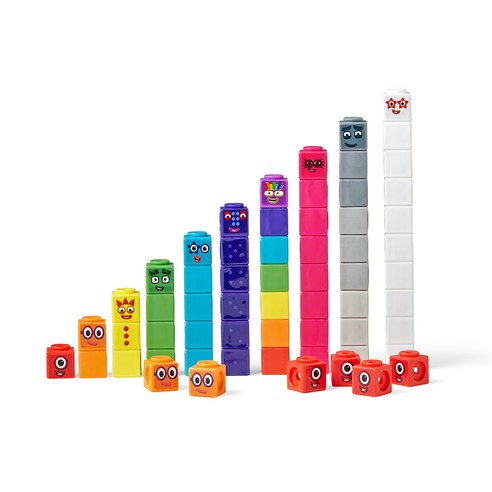 다양한 넘버블록스 캐릭터 블록지 세트