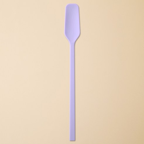 이지실리 스퀘어 실리콘 다용도 티 버터 잼스푼, 퍼플, 1개