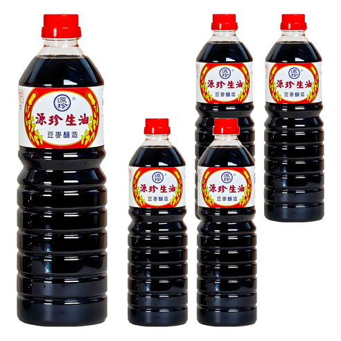 源珍 生油, 1L, 5瓶 - 優惠推薦 | Coupang 酷澎