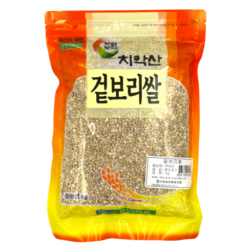신림농협 치악산 국산 겉보리쌀, 1개, 1kg