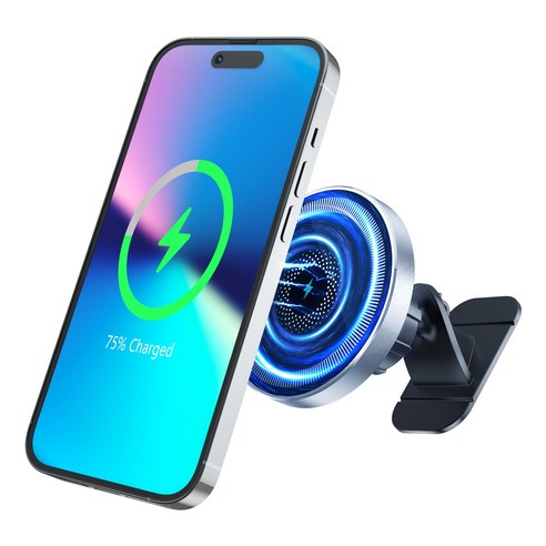 Mankiw맨큐 맥세이프 차량용 고속 무선충전 거치대 송풍구형+대쉬보드형 실사용 후기 | 효과 있을까? - 상품 이미지 3