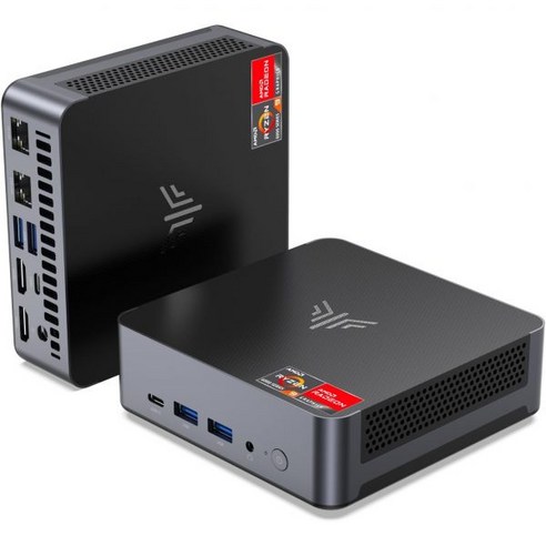 캠루이 AM21 미니 PC AMD 라이젠 7 8745HS (8C/16T up to 4.9GHz) 32GB DDR5 5600MHz RAM 1TB M.2 2280 PCIe