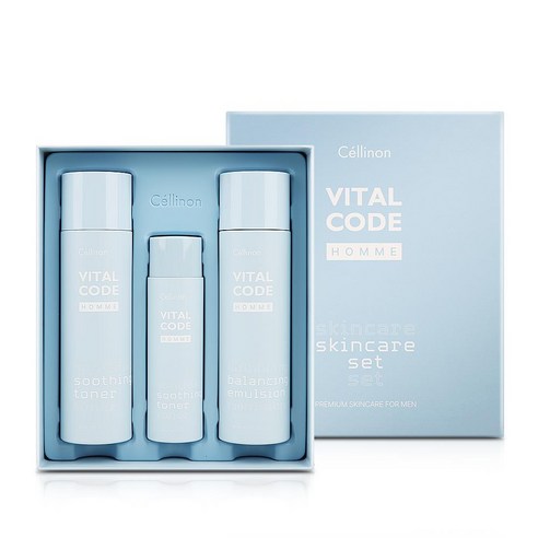 [단독] 바이탈 코드 옴므 스킨케어 세트+에센스 50ml+쇼핑백 솔직 후기 | 피부 타입별 분석 썸네일