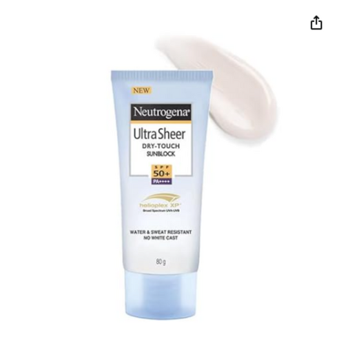 뉴트로지나 울트라시어 선스크린 80g SPF 50+ PA++++ Neut... 실사용 후기 | 효과 있을까? 썸네일